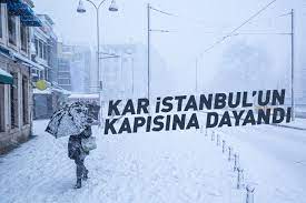 Kar İstanbul’un kapısına dayandı çok sayıda il için kar ve fırtına uyarısı…